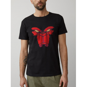 Tricou roșu cu maimuță